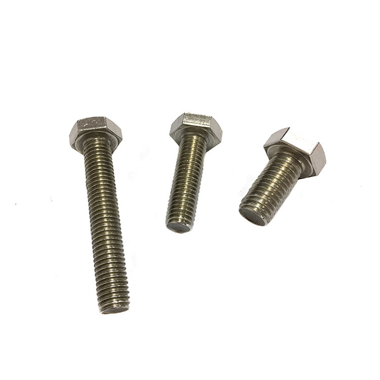 DIN933 ASME B18.2.1 جودة عالية من الفولاذ المقاوم للصدأ 304 316 316L A2 A4 Hex Bolt